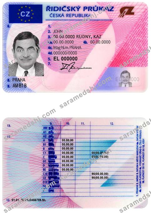 Czech driving license